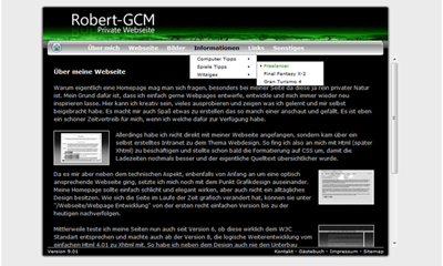 Webseite Robert-GCM in Version 09
